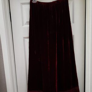 NWOT Bodil Velvet Gypsy Wide Leg Pant Measures XL